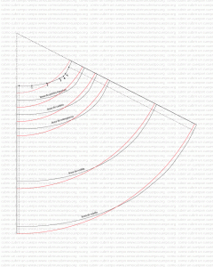 Redingote femenina con martingala 07