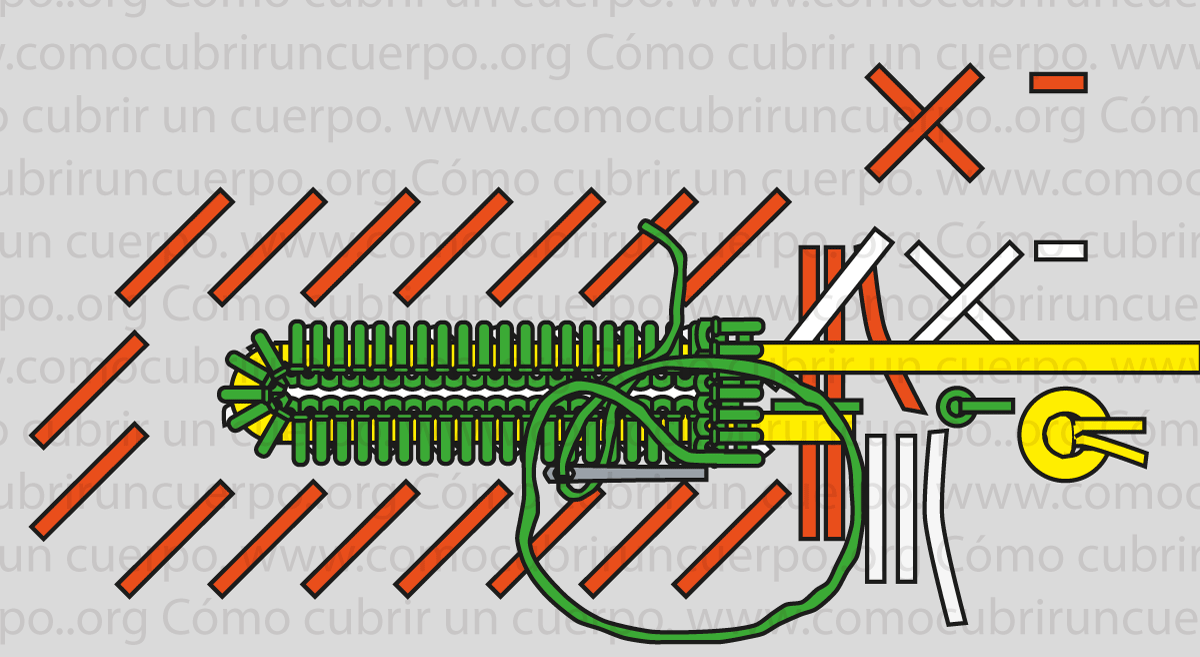 como cubrir un cuerpo ojal sastre a mano 023