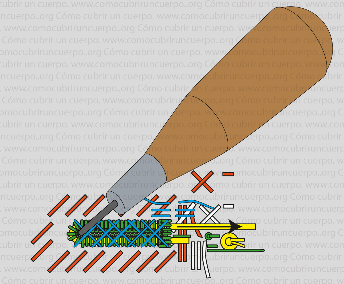 como cubrir un cuerpo ojal sastre a mano 027