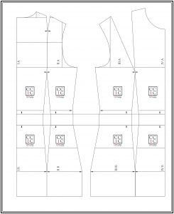 Cómo cubrir un cuerpo ajuste del talle del cuerpo base femenino