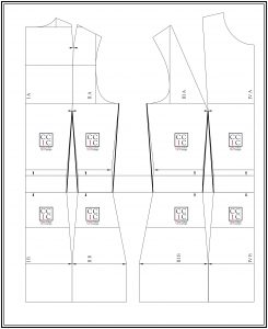 Cómo cubrir un cuerpo ajuste del talle del cuerpo base femenino